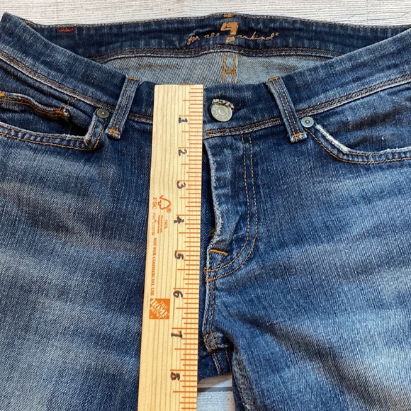 Seven For All Mankind Flynt Bootcut Blue Jeans - Size: 27 - US Misses Size: 4 - Picture 12 of 13